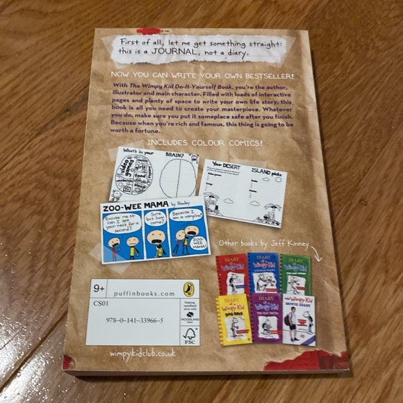 puffinbooks.com | Other | Diary Of A Wimpy Kid Diy Book New Without